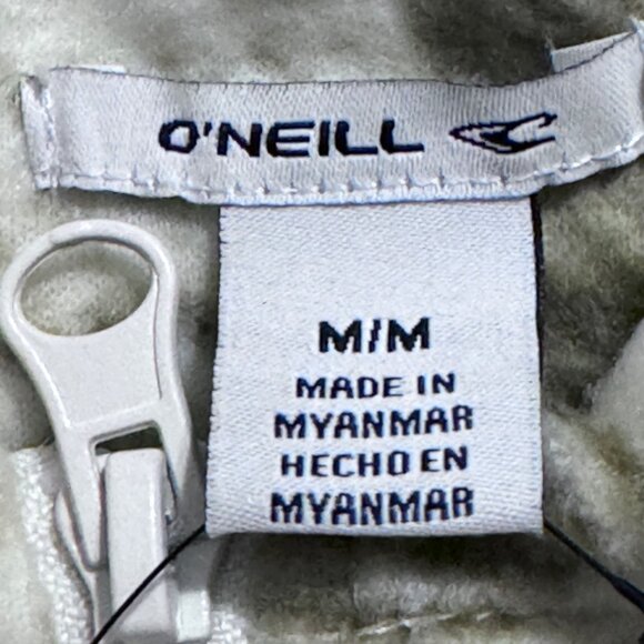 Womens Size Medium Plaid Fleece Hoodie Jacket With Zip-Up Closure & Front Pocket - Picture 11 of 12